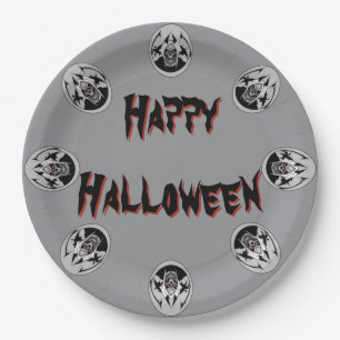 Grim Reaper Halloween Party Papieren Borden Bordje