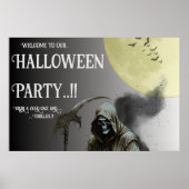 Grim Reaper Halloween Party Poster (Voorkant)