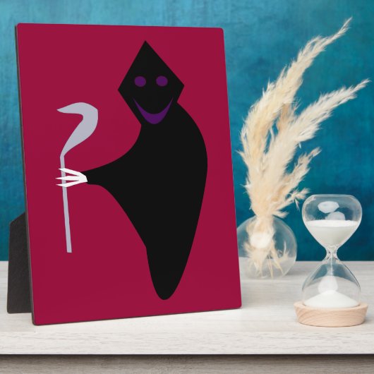 Grim Reaper Halloween Plaque Fotoplaat (Zijkant)