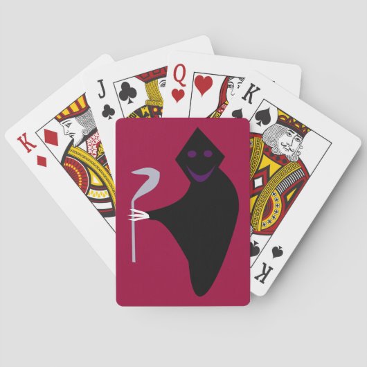 Grim Reaper Halloween Playing Cards Speelkaarten (Achterkant)