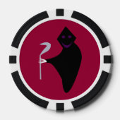Grim Reaper Halloween Poker Chips (Voorkant)