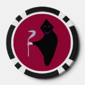 Grim Reaper Halloween Poker Chips (Achterkant)