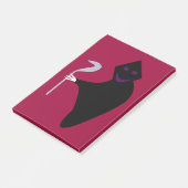 Grim Reaper Halloween Post merkt Pad op Post-it® Notes (Schuin)