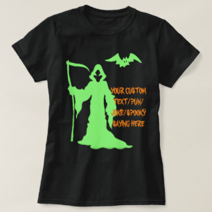 Grim Reaper Halloween Shirt - Funny Pun T-shirt