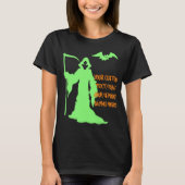 Grim Reaper Halloween Shirt - Funny Pun T-shirt (Voorkant)