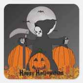 Grim Reaper Halloween Stickers (Voorkant)