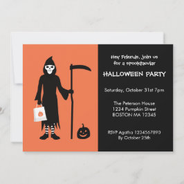 Grim Reaper Halloween Uitnodiging