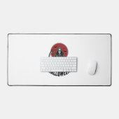 Grim Reaper Halloween Vintage Gravure Kunst_1 Bureaumat (Keyboard & Muis)