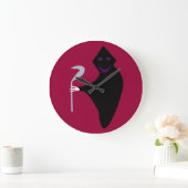 Grim Reaper Halloween Wall klok (Huis)