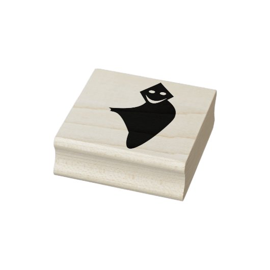 Grim Reaper Halloween Wood Art Stamp Rubberstempel (Stempel)