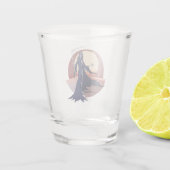 Grim Reaper Hitchhiking Shot Glas (Achterkant)