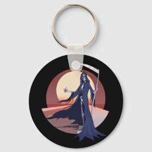 Grim Reaper Hitchhiking Sleutelhanger
