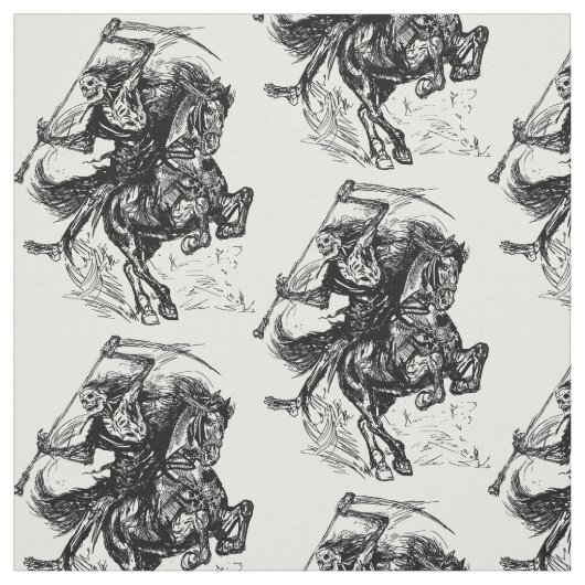 Grim Reaper horseman Stof (Swatch)