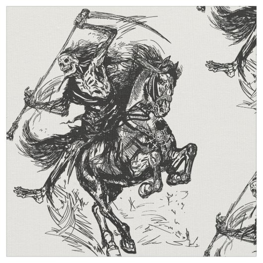 Grim Reaper horseman Stof (Close Up)
