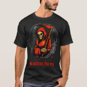 Grim Reaper "Ik wacht op jou" Dark Art T-shirt (Voorkant)