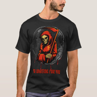 Grim Reaper "Ik wacht op jou" Dark Art T-shirt