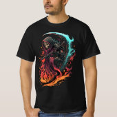 Grim Reaper Inferno, de dood zelf T-shirt (Voorkant)