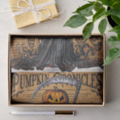 Grim Reaper Jack O’ Lantern Halloween Newspaper Tissuepapier (Geschenk)