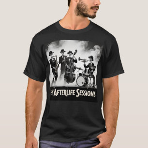 Grim Reaper Jazz Band Skelet Muzikant Grafisch T-shirt