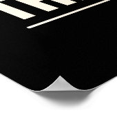 Grim Reaper Jazz Band Skeleton Musician Graphic Poster (Hoek)