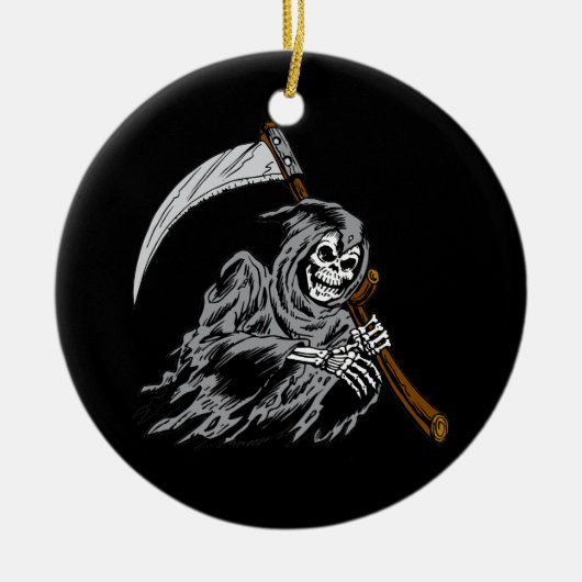 Grim Reaper Keramisch Ornament (Voorkant)