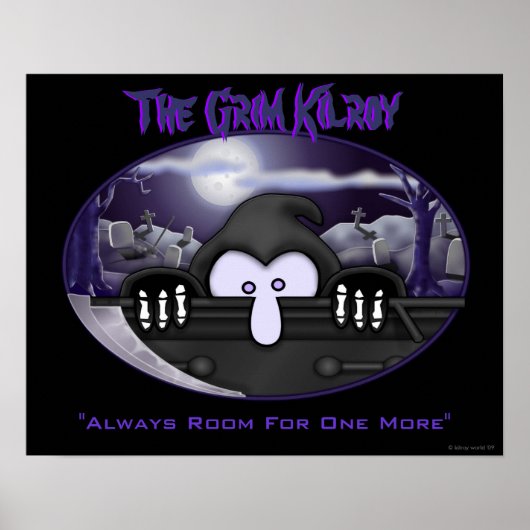 Grim Reaper Kilroy Poster (Voorkant)