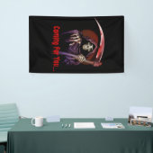 Grim Reaper komt voor je Halloween Spandoek (Beurs)
