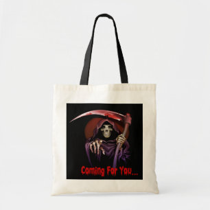 Grim Reaper komt voor je Halloween Tote Bag