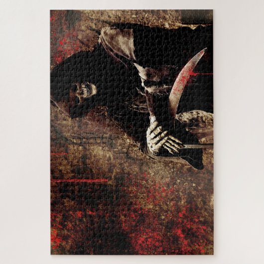 Grim Reaper met Machete Legpuzzel (Verticaal)