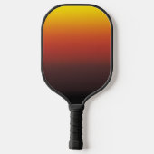 Grim Reaper met ontvlammen en schedels Pickleball Paddle (Achterkant)