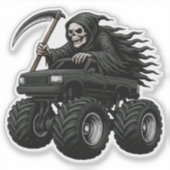 Grim Reaper Monster Truck  Sticker (Voorkant)