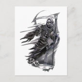 Grim Reaper neemt zielen Briefkaart (Voorkant)