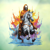 Grim Reaper of the Wild West Raamsticker (Vel 3)