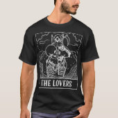 Grim Reaper over Mannen van tarot Kaart Vrouwen T-shirt (Voorkant)