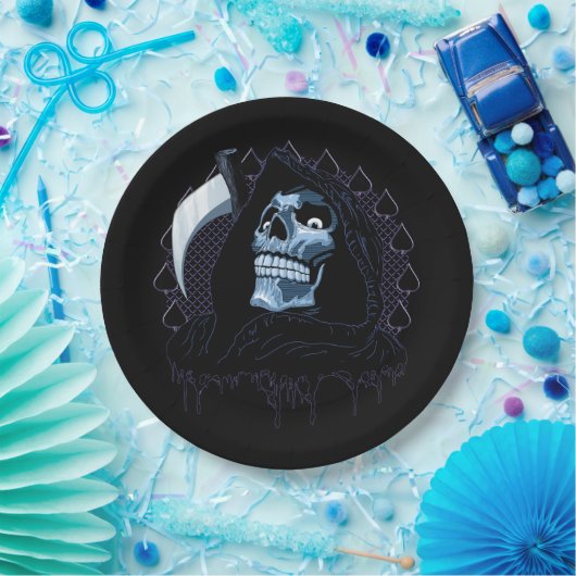 Grim Reaper Papieren Bordje (Feest)