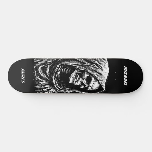 Grim Reaper Personalized Persoonlijk Skateboard (Horizontaal)