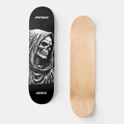Grim Reaper Personalized Persoonlijk Skateboard (Voorkant)