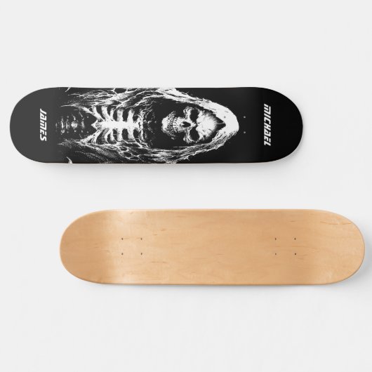 Grim Reaper Personalized Persoonlijk Skateboard (Horizontaal)
