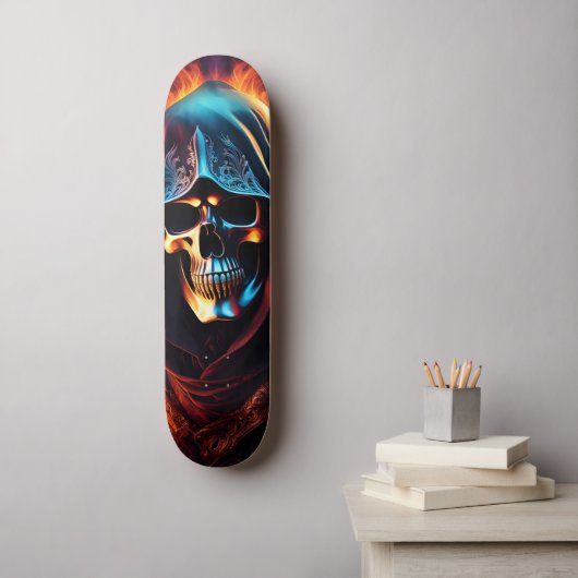 Grim Reaper Persoonlijk Skateboard (Muurkunst)