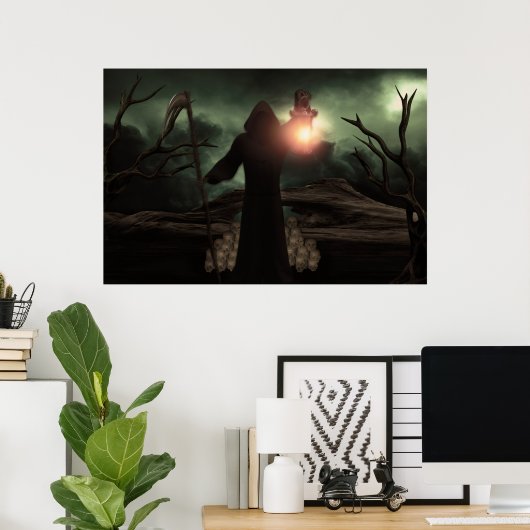 Grim Reaper Poster (Thuiskantoor)