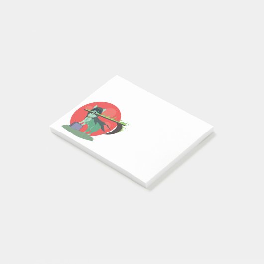 Grim Reaper Puppy Post-it® Notes (Schuin)