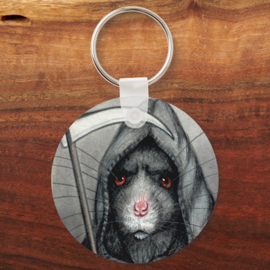 Grim Reaper Rat Sleutelhanger (Voorkant)