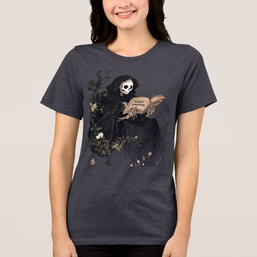 Grim Reaper Reading “Sweet Dreams” Tri-Blend Shirt (Voorkant)