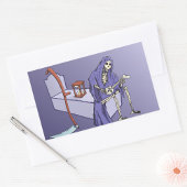 Grim Reaper Rechthoekige Sticker