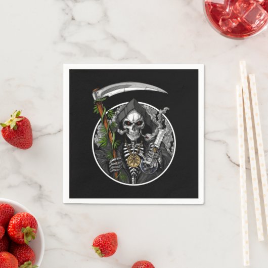Grim Reaper Roken Wiet Papier Servetten (Insitu)