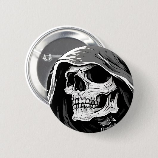 Grim Reaper Ronde Button 5,7 Cm (Voorkant /achterkant)
