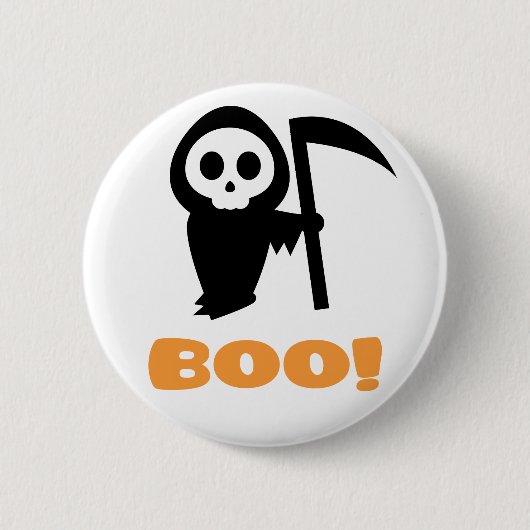 Grim Reaper Ronde Button 5,7 Cm (Voorkant)
