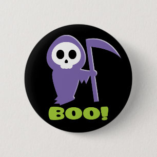 Grim Reaper Ronde Button 5,7 Cm