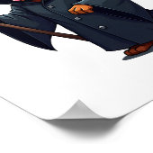 Grim Reaper Rottweiler Dog Poster (Hoek)