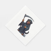 Grim Reaper Rottweiler Dog Servet (Hoek)